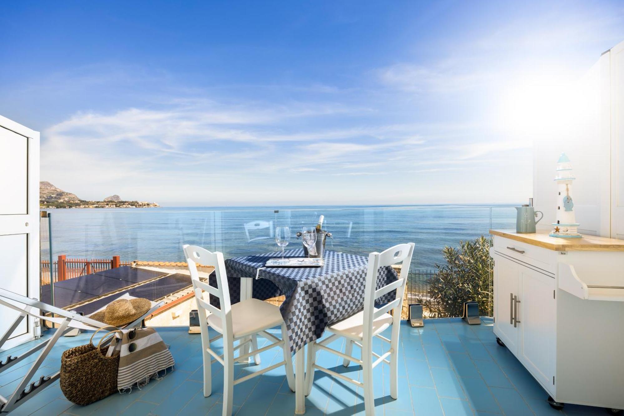 Blue Life, Sea-Luxury Rooms On The Beach Between Palermo And Cefalu' Casteldaccia Quarto foto